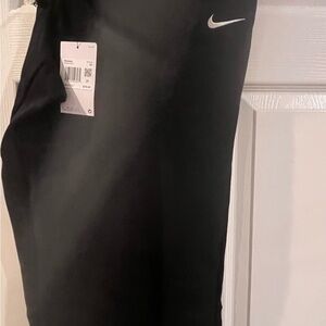 Nike Black Jogger Pants with White Logo